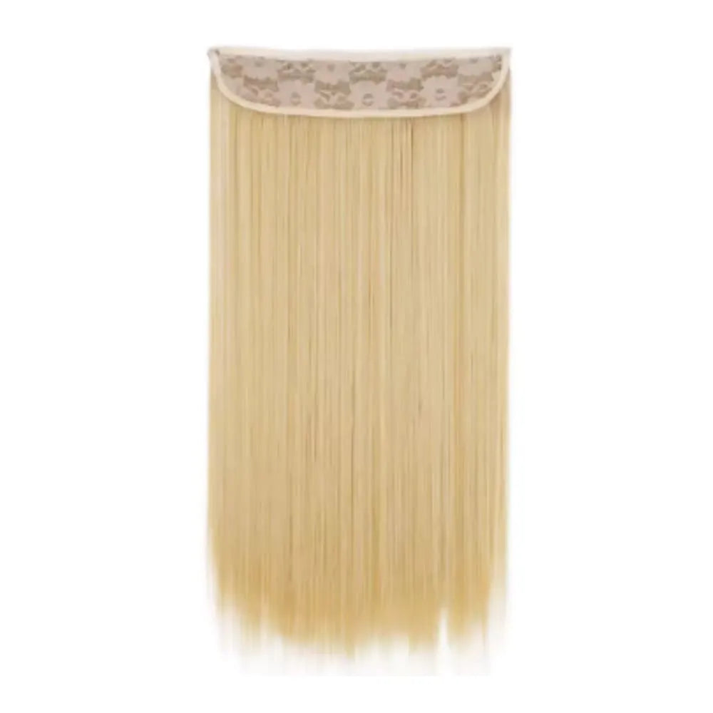 Aplique De Cabelo Loiro Liso Sintético